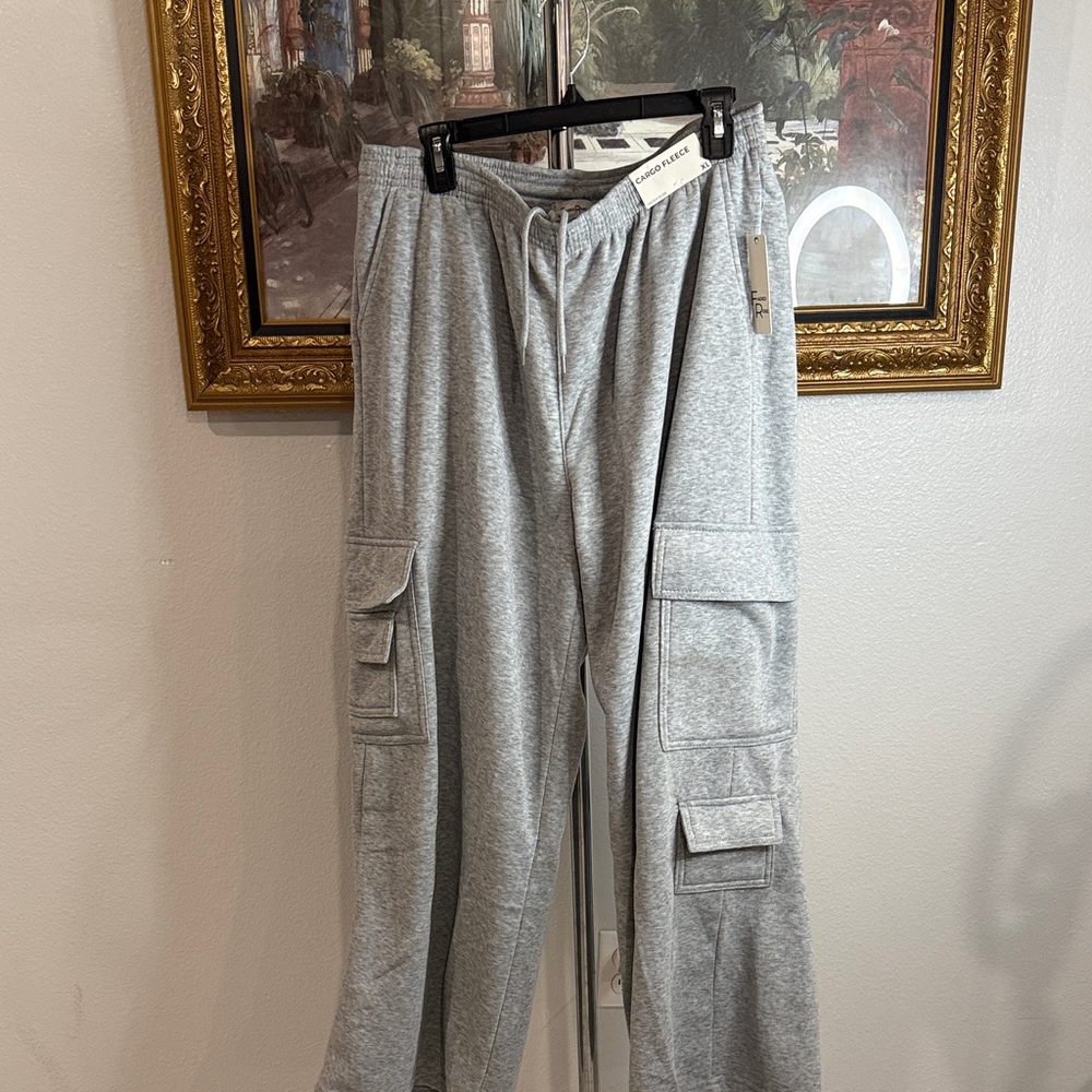 Men's Light Gray Cargo Pants